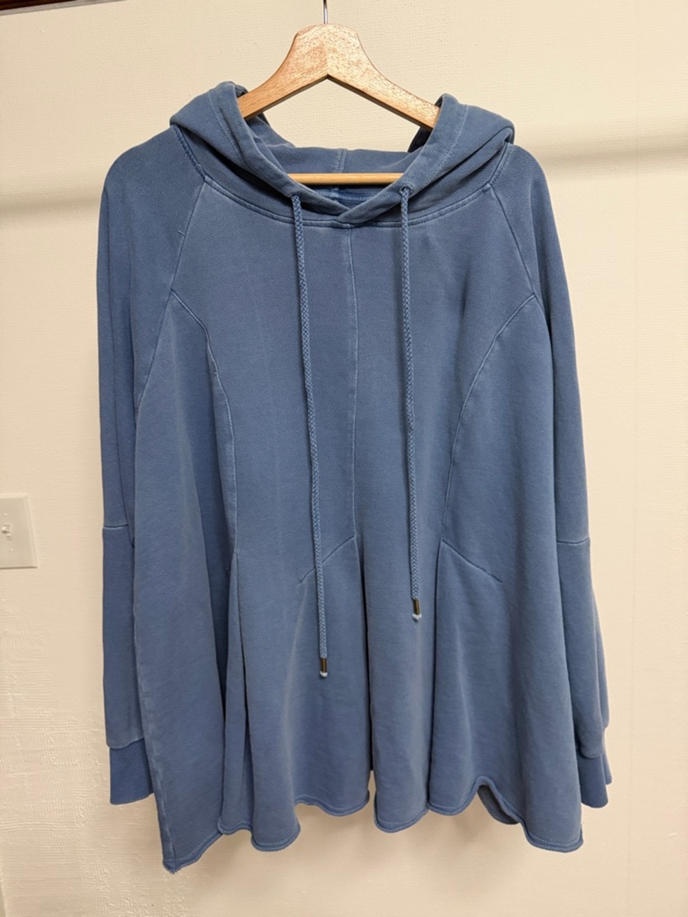 Pilcro- Anthropologie Earthy Blue Hoodie